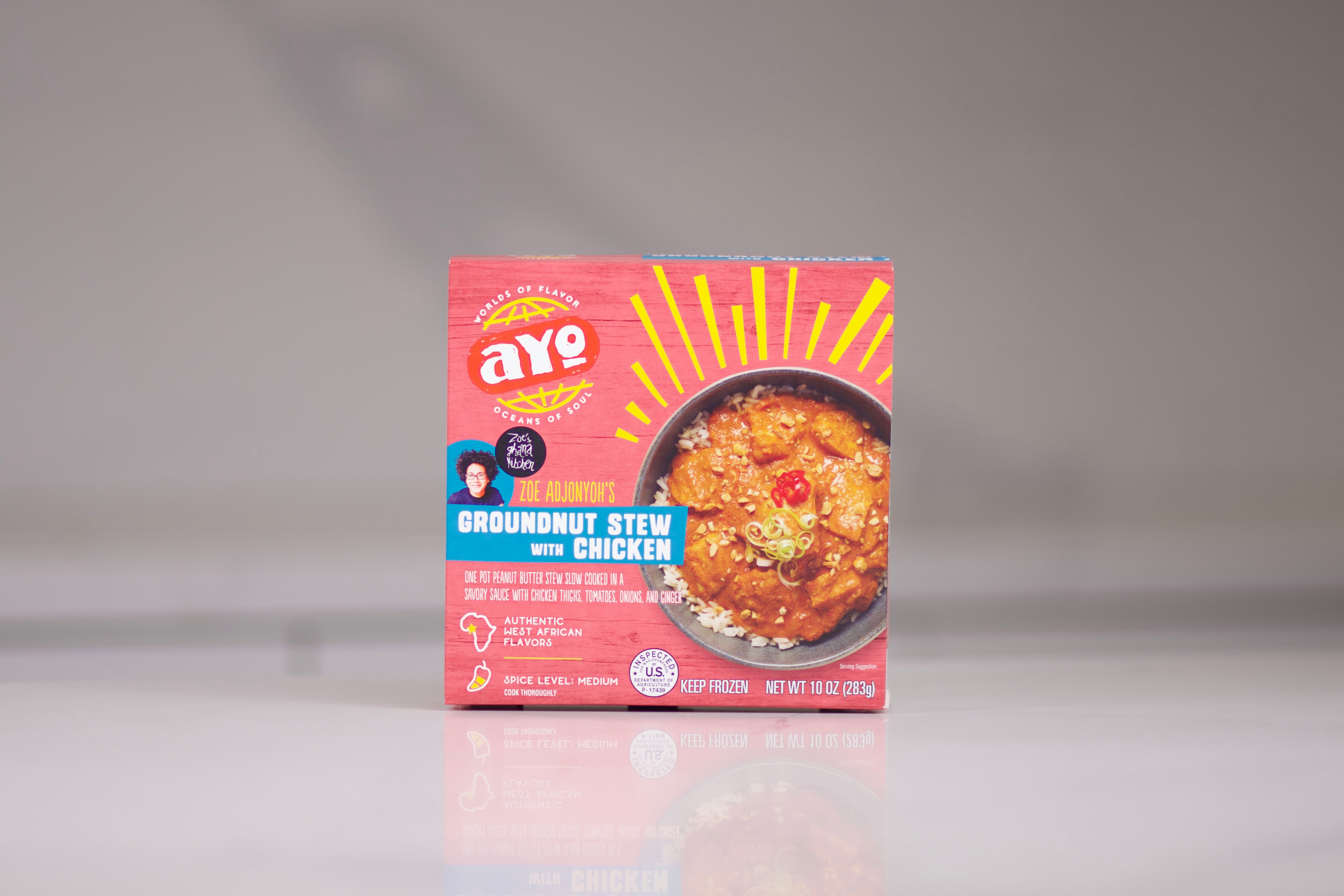 Ayo Frozen Jollof Rice with Chicken - 10oz