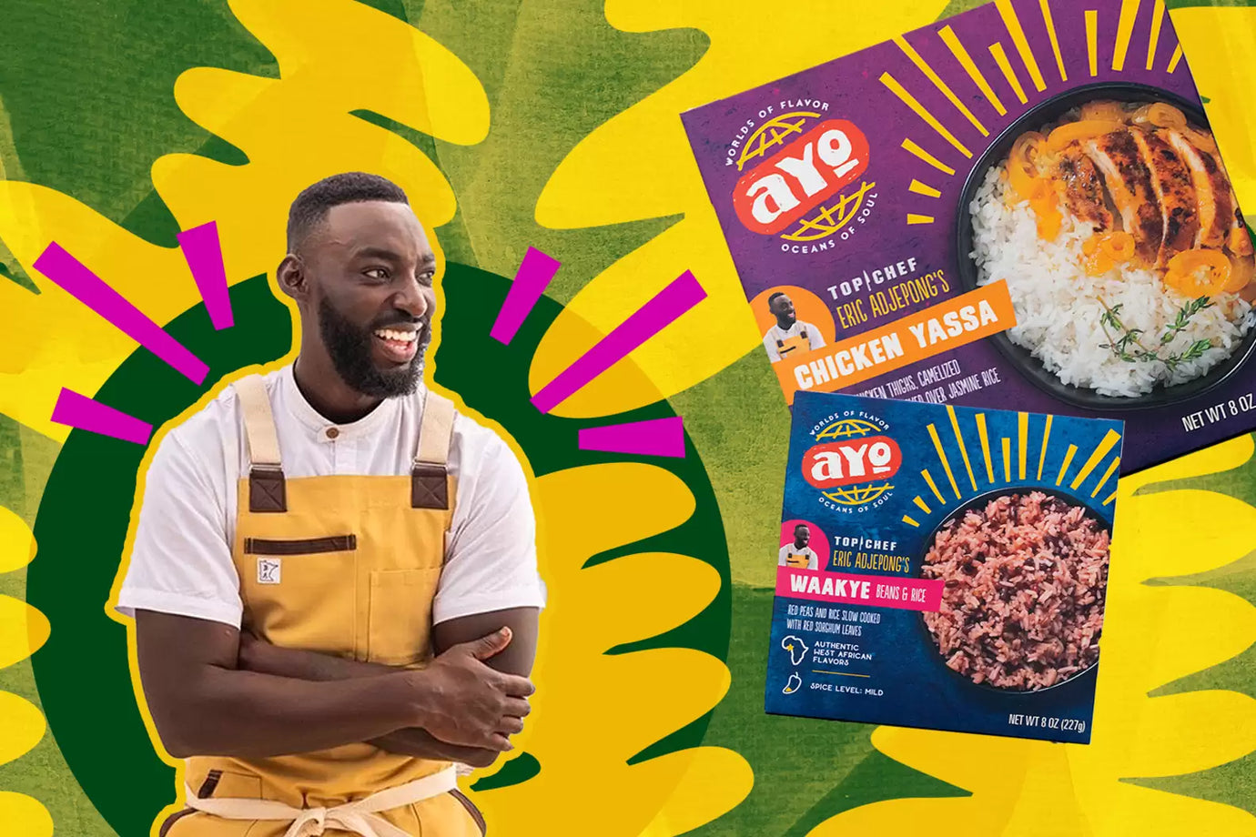‘Top Chef’ Finalist Eric Adjepong Brings West African Dishes to the Grocery Store