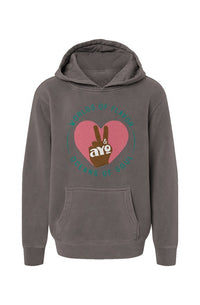 Peace, Love, & Ayo Youth Sweatshirt